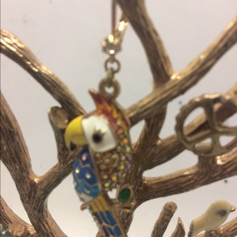 Betsey Johnson Parrot Earrings - Picture 2 of 3